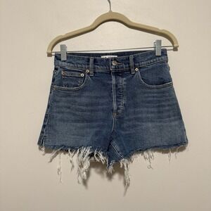 Le Jean Adele Button Fly Jean Shorts Size 25